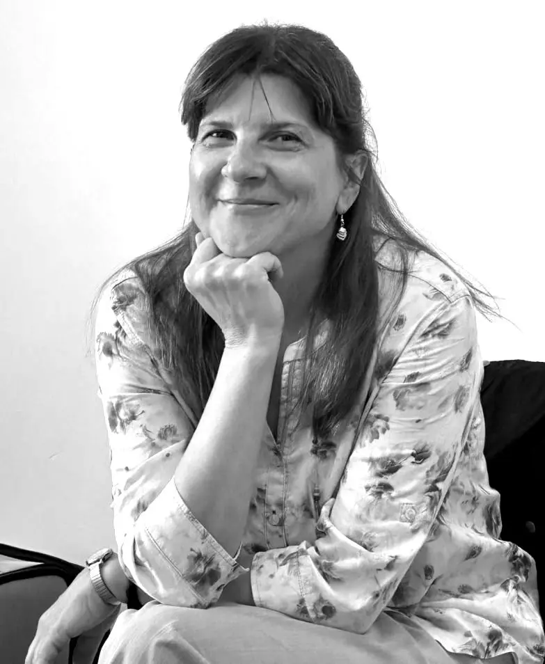 Dr. Ivana Milojevic, female futurist in a happy mood